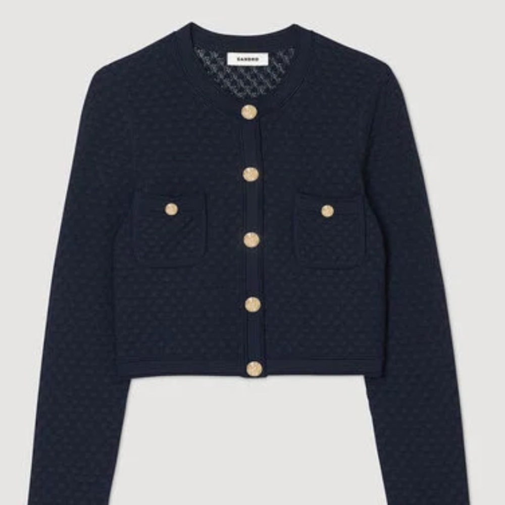 Sandro short cardigan S